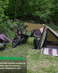 MALICHAIR Campingstuhl Doppelpack