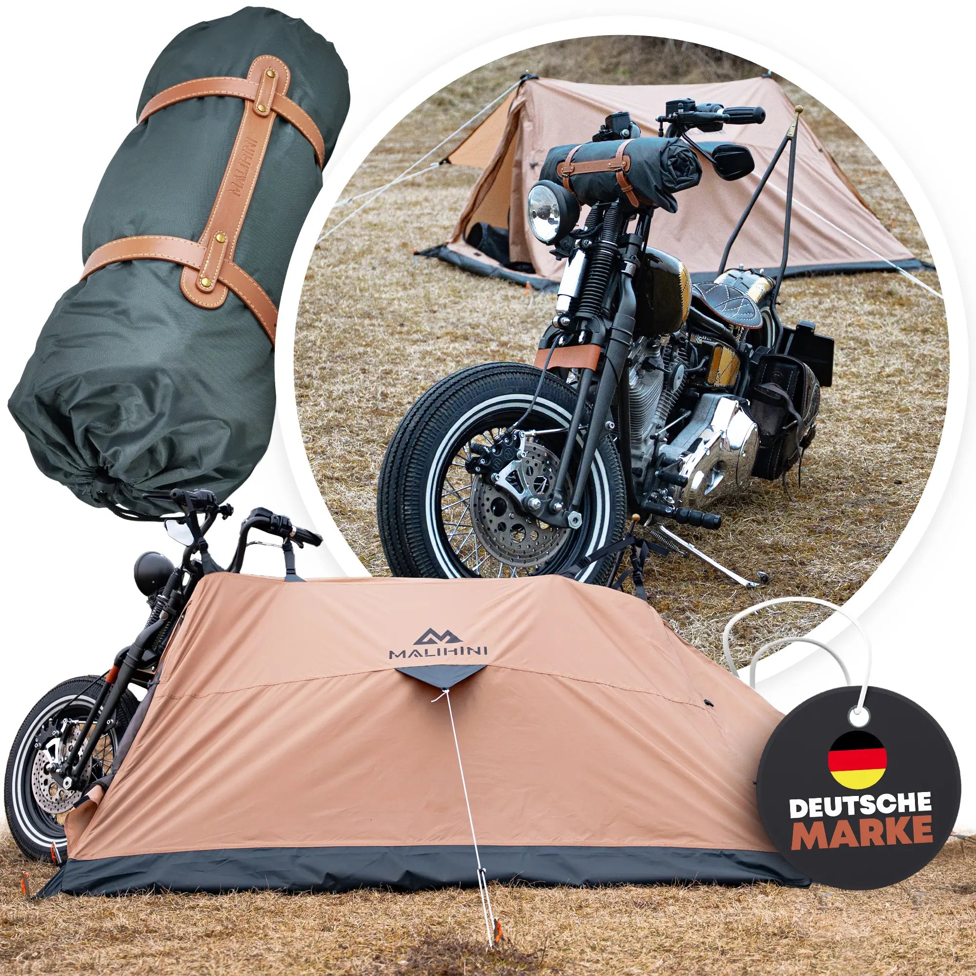 Motorrad Zelt MALITENT – Ultraleicht & wasserdicht