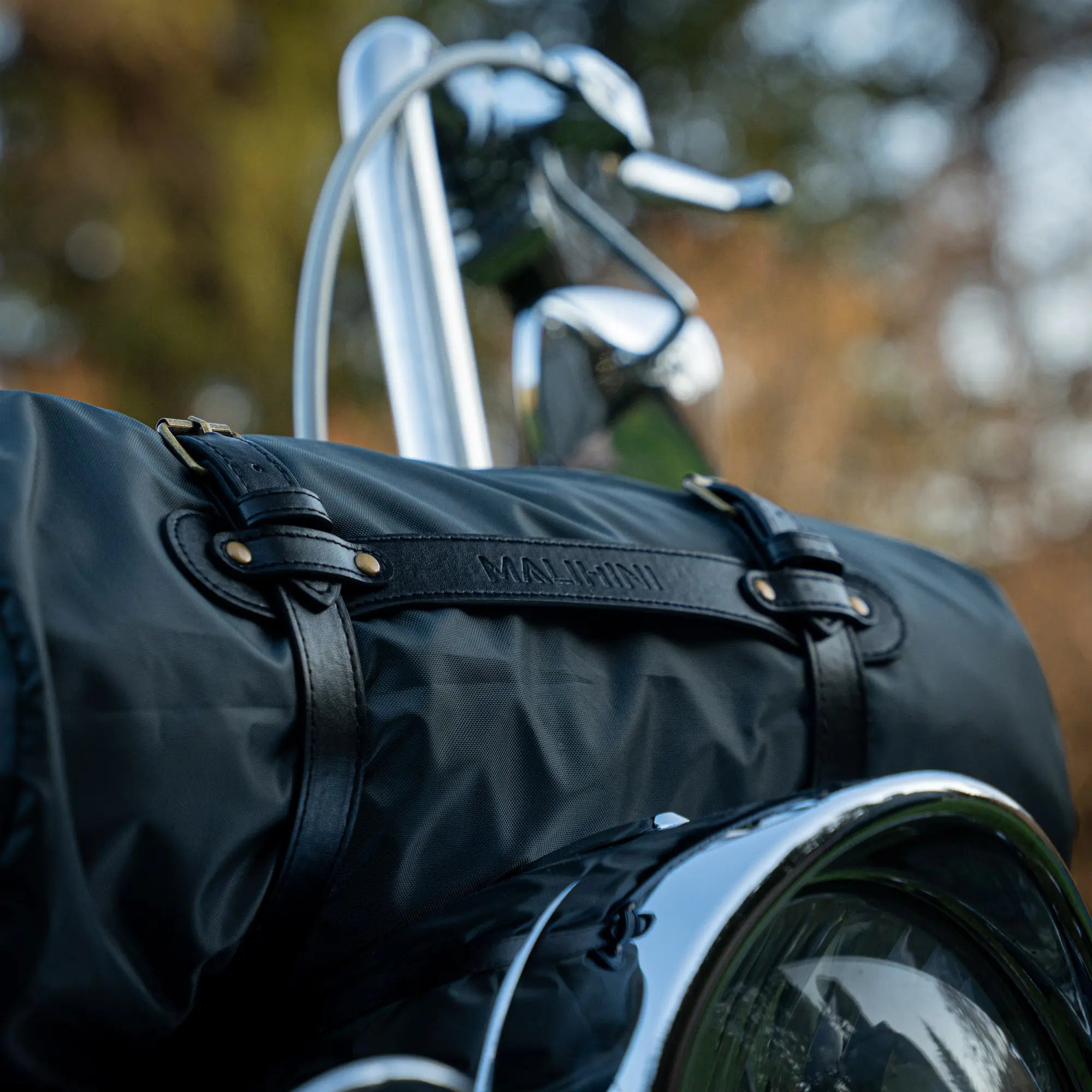 lenkerband motorrad Motorrad Lenker-Gepäckgurt MALIBELT – PU-Leder