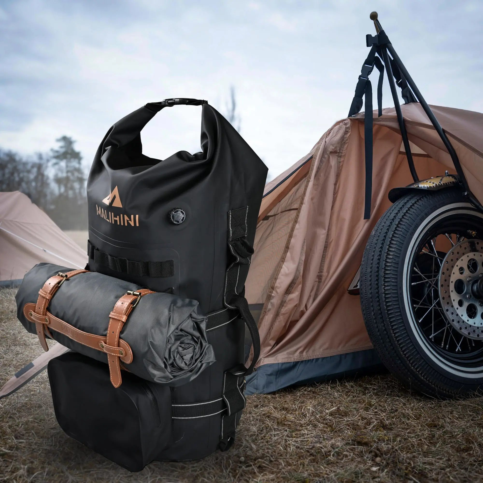 transporttasche zelt MALITENT + MALIBAG Bundle – Motorradcamping Set