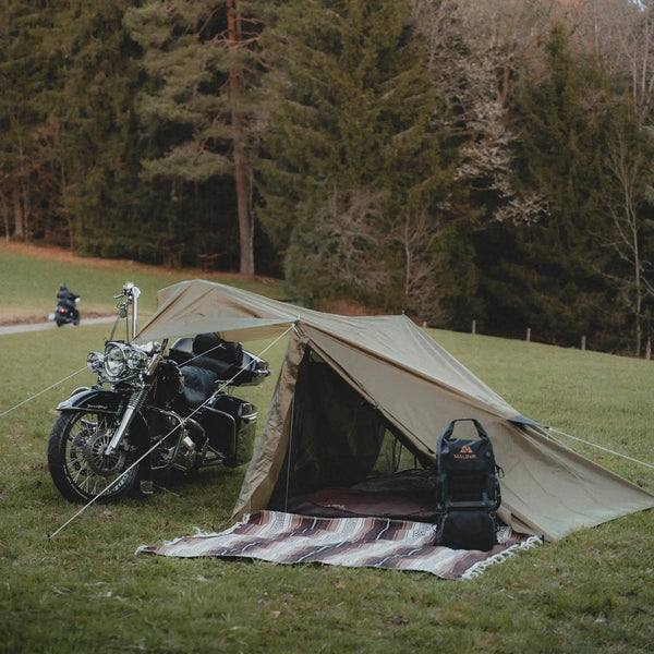 abel zelte MALITENT XL Motorrad Zelt für 2 Personen