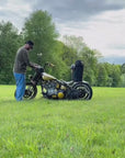 MALITENT XL Motorrad Zelt für 2 Personen - Oliv